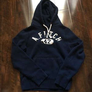 Abercrombie&Fitch Hoodie w/ Large Distressed Logo